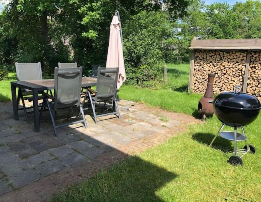 Villa Statige Boerderijwoning Met Vrij Uitzicht En Tuin Hoogzand Exterior foto